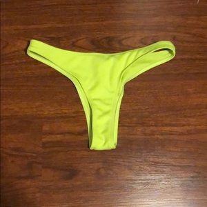 Neon Green Bikini Bottoms